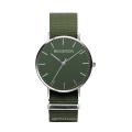 OEM cheap price multi color fashion quartz  thin watch case watch  japan movement nylon strap ladies watch